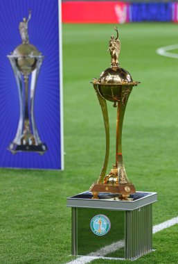 Kharkiv, Ukrayna - 17 Mayıs 2017: Fc Shakhtar Donetsk ve Fc Dinamo Kiev Osc Metalist Stadium Kharkiv, Ukrayna arasındaki final maçından önce Ukrayna Kupası (kupa) sunar