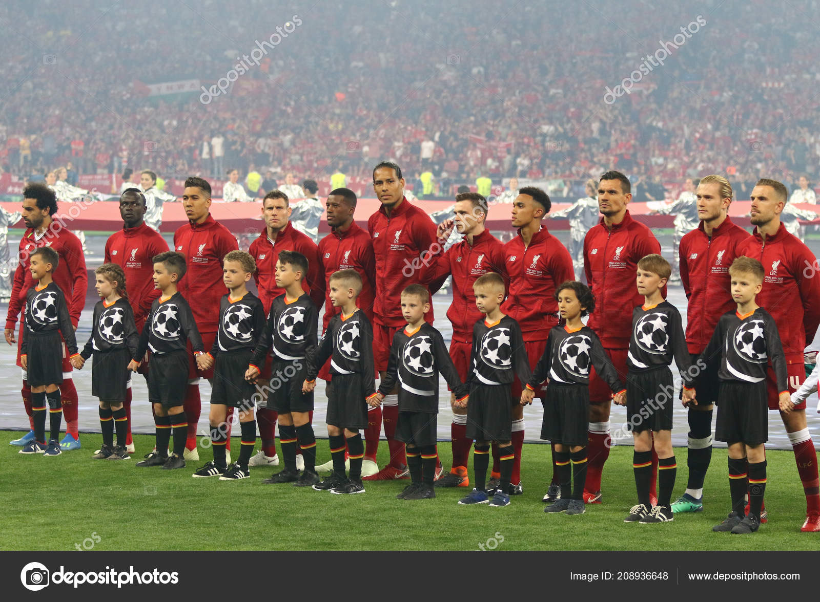 Kyiv Ukraine May 18 Liverpool Players Listen Champions League Anthem Stock Editorial Photo C Katatonia