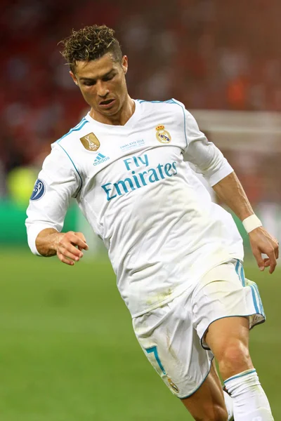 Kyiv Ukraine Mai 2018 Portrait Des Real Madrids Cristiano Ronaldo — Stockfoto