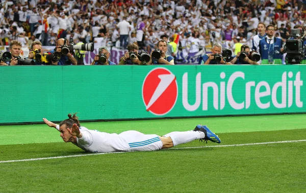 Kiev Ukraina Maj 2018 Gareth Bale Real Madrid Firar Efter — Stockfoto