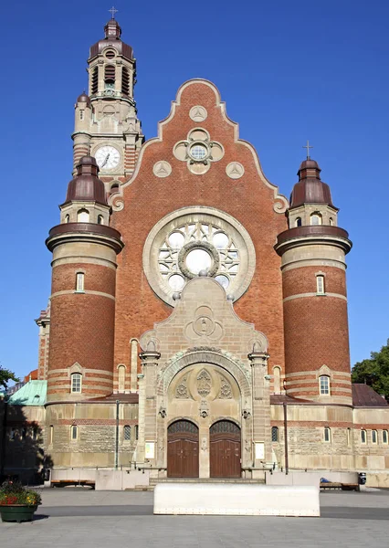 Fasada Kościoła Johannes Malmo Szwecja Znajdujące Się Pobliżu Triangeln Innerstaden — Zdjęcie stockowe