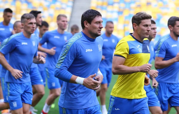 Kiev Oekraïne September 2018 Spelers Draaien Tijdens Open Training Van — Stockfoto