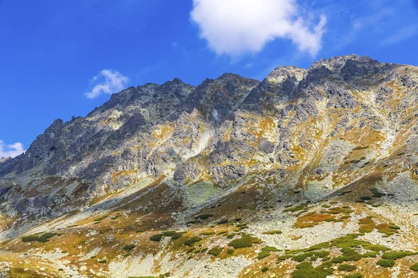 Escursioni Nelle Montagne Alti Tatra Vysoke Tatry Slovacchia Sulla Strada — Foto Stock