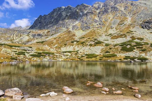 Πεζοπορία Στο High Tatras Mountains Vysoke Tatry Σλοβακία Λίμνη Πάνω — Φωτογραφία Αρχείου