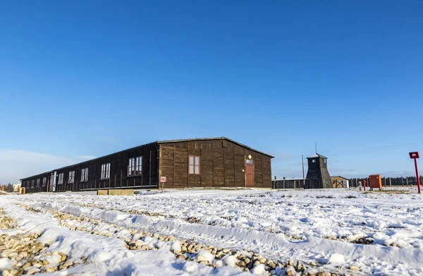 Lublin Poland January 2018 Prisoner Barracks Majdanek Concentration Camp Lublin — Stock Photo, Image
