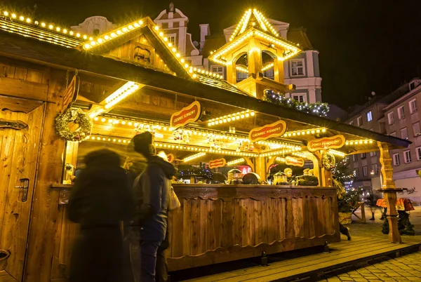 Wroclaw Polen Dec 2017 Julmarknad Torget Rynek Wroclaw Polen Polens — Stockfoto