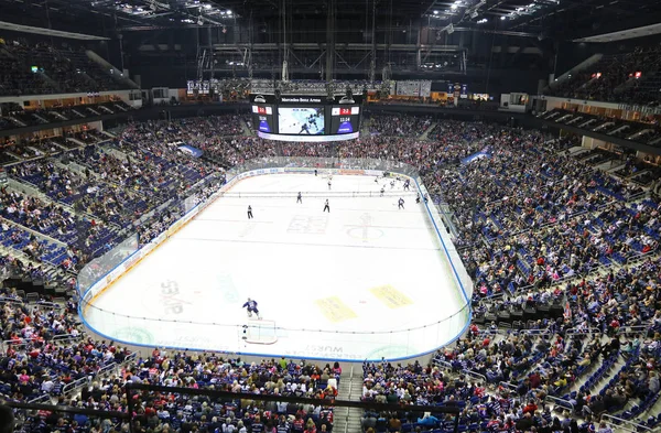 Berlin Niemcy Września 2017 Panoramiczny Widok Mercedes Benz Arena Berlinie — Zdjęcie stockowe