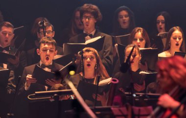 Kiev, Ukrayna - 22 Kasım 2018: Koro 