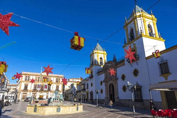 Ronda Ισπανία Δεκεμβρίου 2017 Εκκλησία Της Παναγίας Iglesia Nuestra Νοτρ — Φωτογραφία Αρχείου