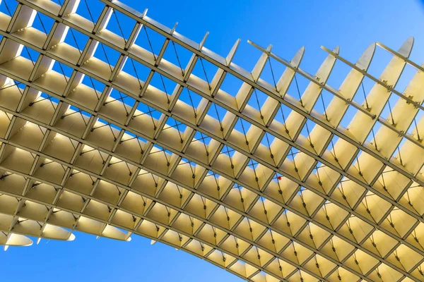 Metropol Parasol Oficjalnie Nazywa Setas Sevilla Jest Strukturą Kształcie Pergola — Zdjęcie stockowe