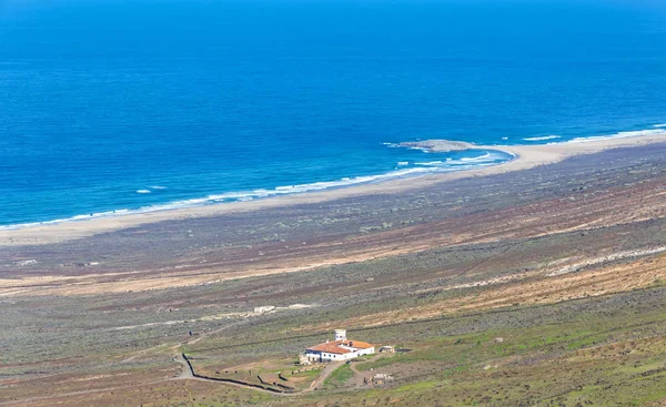 Turystyka Półwyspie Jandia Fuerteventura Wyspy Wyspy Kanaryjskie Hiszpania Willa Zima — Zdjęcie stockowe