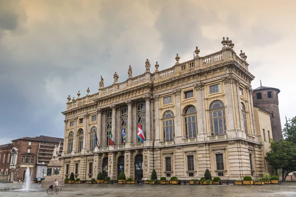 Turín Italia Junio 2016 Palacio Real Palazzo Madama Casaforte Degli — Foto de Stock