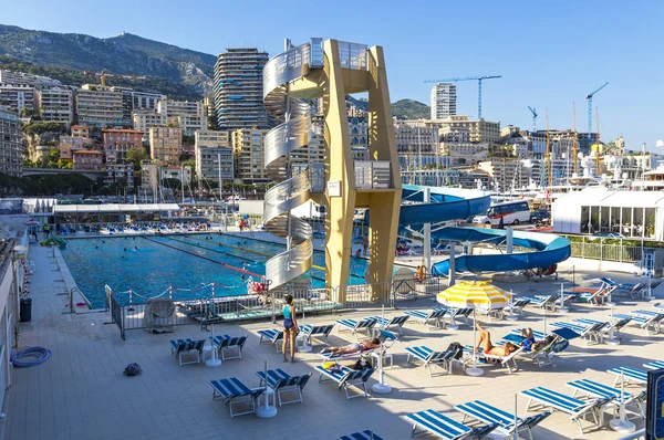 Monaco Monaco Juni 2016 Het Nautisch Stadion Van Het Rainier — Stockfoto