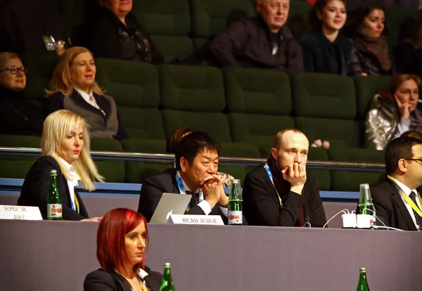 Kyiv Ucrania Marzo 2017 Morinari Watanabe Japón Presidente Fig Federación —  Fotos de Stock