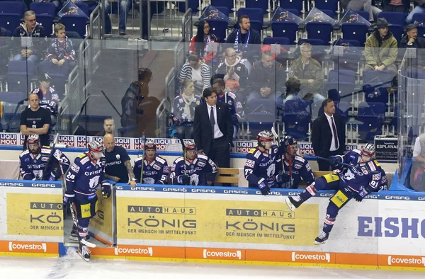 Berlín Německo Září 2017 Head Coach Uwe Krupp Hráči Týmu — Stock fotografie