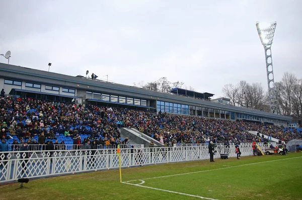 Kyjev Ukrajina Února 2019 Panoramatický Pohled Valeriy Lobanovskiy Stadionu Kyjevě — Stock fotografie