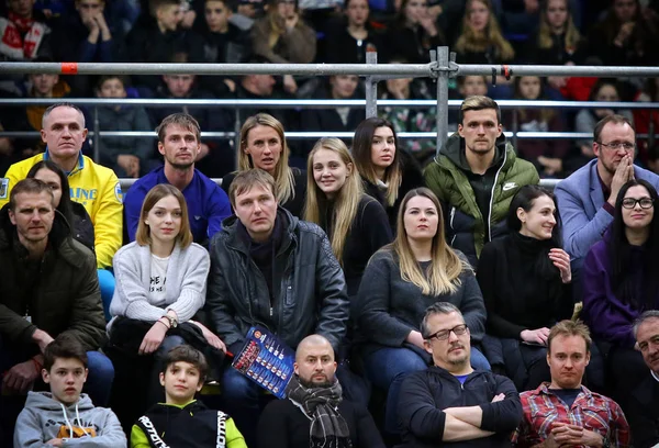 Kiev Ukrayna Şubat 2019 Tenis Oyuncuları Lesia Tsurenko Anna Chakvetadze — Stok fotoğraf