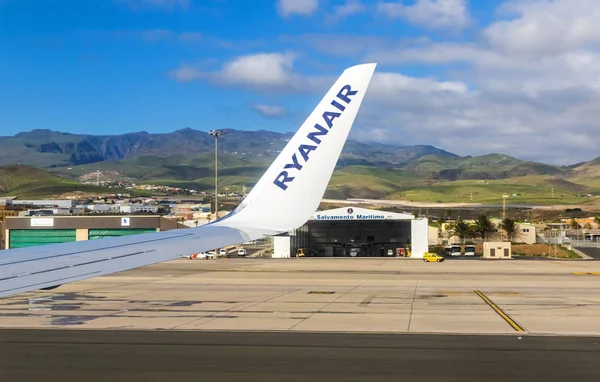 パルマス グラン カナリア島 スペイン 2018 ボーイング 737 翼航空機 ラスパルマス グラン — ストック写真