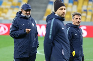 UEFA Avrupa Ligi. Dinamo Kiev v Chelsea. Maç öncesi eğitim