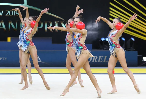 Gran Premio de gimnasia rítmica en Kiev, Ucrania —  Fotos de Stock