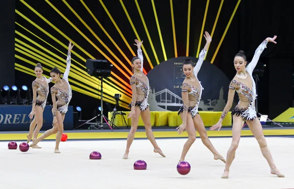 Rhythmic Gymnastics Grand Prix in Kyiv, Ukraine — Stock Photo, Image