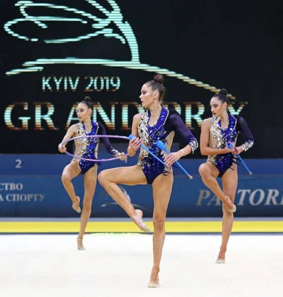 Гран-при Украины по художественной гимнастике в Киеве — стоковое фото