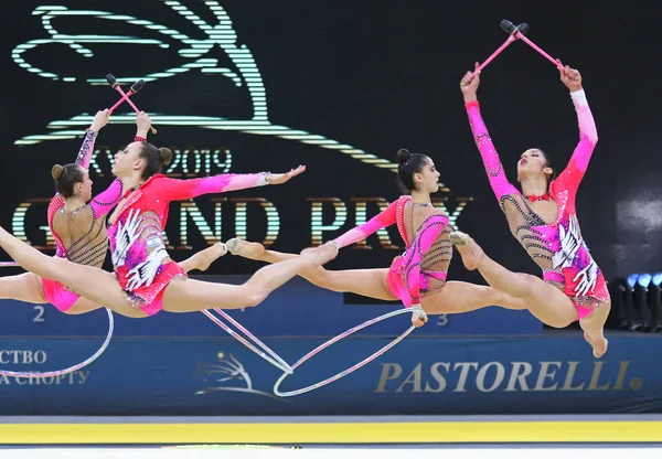 Гран-прі художньої гімнастики в Києві — стокове фото