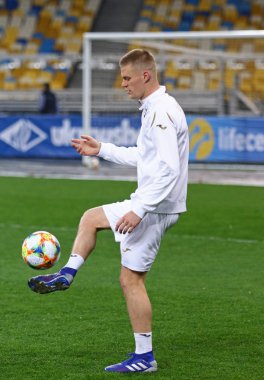 Kyiv, Ukra içinde Ukrayna Milli Futbol takımının antrenman