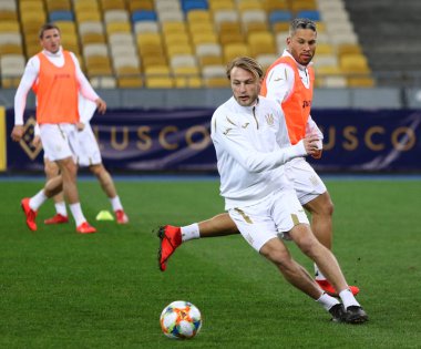 Kyiv, Ukra içinde Ukrayna Milli Futbol takımının antrenman
