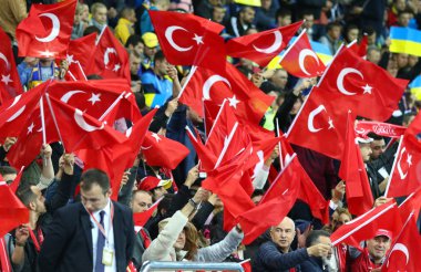 FIFA Dünya Kupası 2018 oyun Ukrayna Kharkiv Türkiye v
