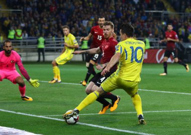 FIFA Dünya Kupası 2018 oyun Ukrayna Kharkiv Türkiye v