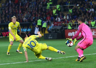 FIFA Dünya Kupası 2018 oyun Ukrayna Kharkiv Türkiye v