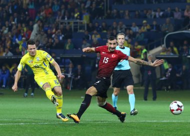 FIFA Dünya Kupası 2018 oyun Ukrayna Kharkiv Türkiye v