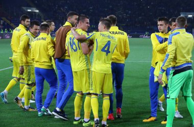 FIFA Dünya Kupası 2018 oyun Ukrayna Kharkiv Türkiye v