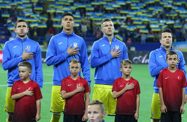 FIFA World Cup 2018 game Ukraine v Turkey in Kharkiv — Stock Photo, Image
