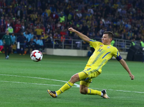 FIFA Copa del Mundo 2018 juego Ucrania v Turquía en Kharkiv —  Fotos de Stock