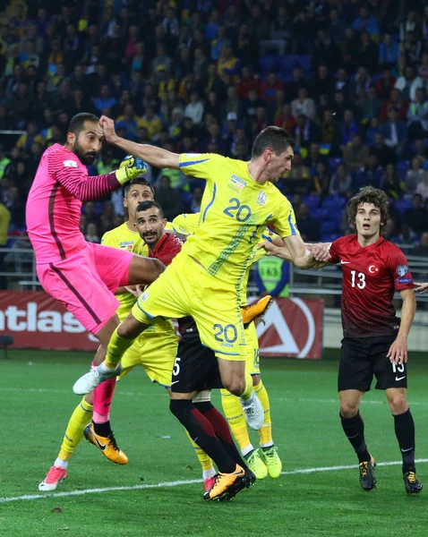 FIFA World Cup 2018 gra Ukraina przeciwko Turcji w Charkowie — Zdjęcie stockowe