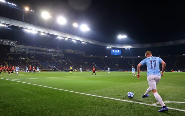 Liga Campionilor UEFA: Shakhtar Donetsk v Man City — Fotografie, imagine de stoc