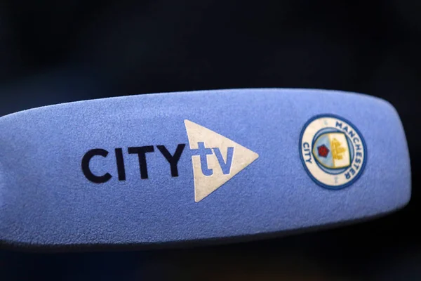 UEFA Champions League Szachtar v Man City. Konferencja prasowa — Zdjęcie stockowe