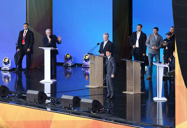 Ukrainian Presidential Debate in Kyiv