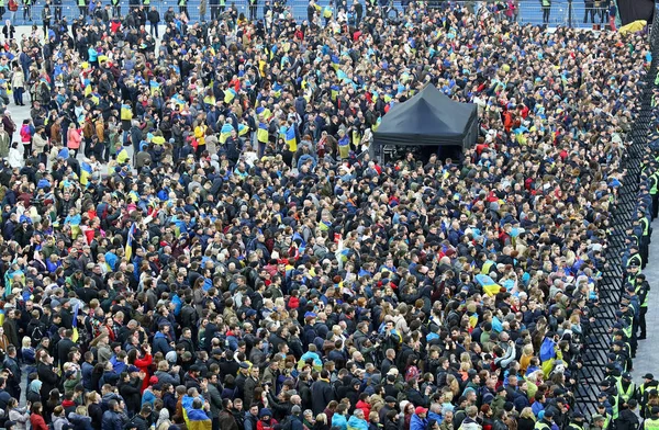 Ukrainas Presidentvals debatt i Kiev — Stockfoto