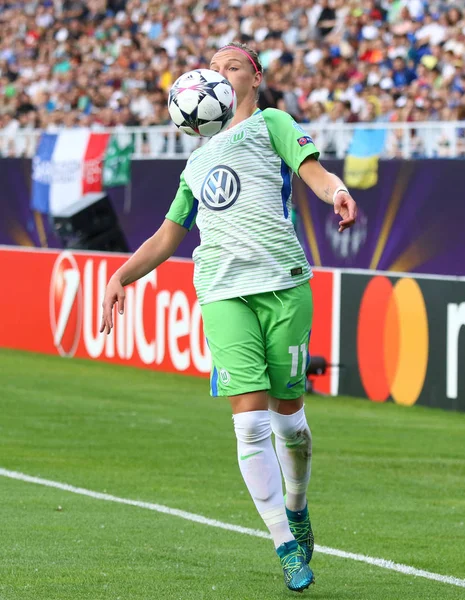 Final da Liga dos Campeões Femininos da UEFA 2018 Wolfsburg / Lyon — Fotografia de Stock