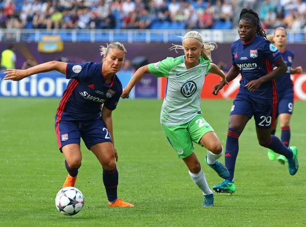 Final da Liga dos Campeões Femininos da UEFA 2018 Wolfsburg / Lyon — Fotografia de Stock