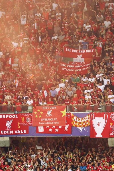 UEFA Champions League Final 2018 Real Madryt v Liverpool — Zdjęcie stockowe