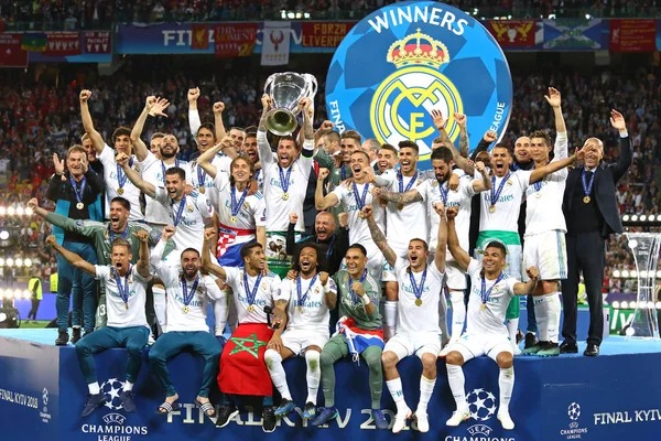 Real Madrid - the winner of UEFA Champions League 2018 — Stock Photo, Image