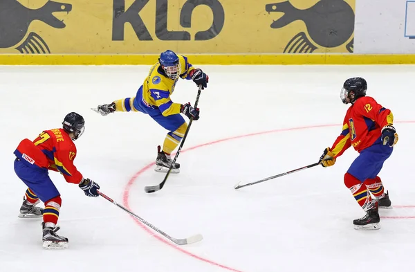 IIHF 2018 Hokej na lodzie U18 Mistrzostwa świata DIV 1b — Zdjęcie stockowe