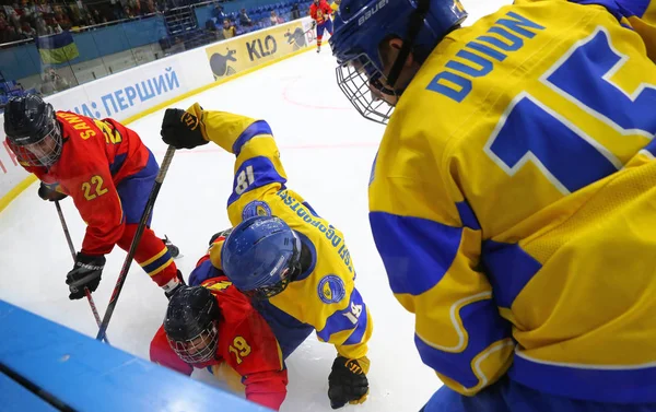 Iihf 2018 eishockey u18 weltmeisterschaft div 1b — Stockfoto