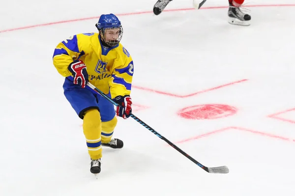 IIHF 2018 χόκεϊ επί πάγου U18 παγκόσμιο πρωτάθλημα Κιρ 1β — Φωτογραφία Αρχείου