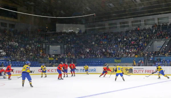 IIHF 2018 Campeonato Mundial de Hockey sobre Hielo U18 Div 1B — Foto de Stock