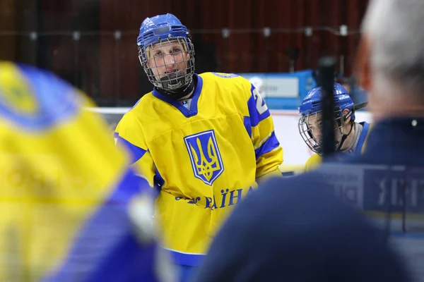 IIHF 2018 Hokej na lodzie U18 Mistrzostwa świata DIV 1b — Zdjęcie stockowe